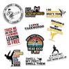 10 Pcs Funny Taekwondo Stickers  Martial Arts Vinyl Decals for Laptop, Water Bottle, Gear Bag  Taekwondo Quotes for Kids, Teens, Instructors & Black Belt Fans  Karate Gift for Fighters view 1