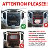 9" Car Stereo Navigation FM Radio Mounting Frame Bracket with Wiring Harness Compatible with Toyota Highlander 2001 02 03 04 05 06 2007 view 2