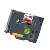 12mm Black On Lemon Yellow Replace Label Tape TZe 231 TZe-MQY31 TZe-MQ531 TZe-MQE31 TZe-MQF31 TZe-MQG31 Compatible with Label Makers 1000 Feet(Black on Red) view 1