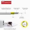 (246ft/75m) SCA to SCA Fiber Optic Internet Cable, Armored Fiber Patch Cable, OS2 Single Mode Fiber Optical Patch Cord, Simplex - 9/125um, LSZH White  view 3