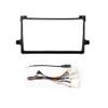 Car Stereo Navigation 9" Android Radio Mounting Frame Mask Bracket with Wiring Harness Specific Designed for Toyota Prius 2015 2016 2017 2018 2019 2020 2021 view 3