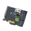 12mm Black On Lemon Yellow Replace Label Tape TZe 231 TZe-MQY31 TZe-MQ531 TZe-MQE31 TZe-MQF31 TZe-MQG31 Compatible with Label Makers 1000 Feet(Gold on Black) view 1