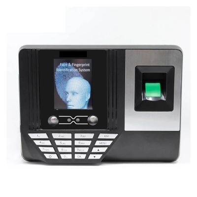 Biometric Time Clock for Small Businesses Face Recognition Employee Attendance Machine Machine Device Face, Fingerprint and Password Recognition with Multi-Language and Staff Support