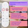 2 Pack GY3LE Voice Search Remote Control Compatible with Google TV Streamer 4K, New Controller Replacement Control Upgrade Voice Remote (4K), NOT Compatible with Google Chromecast Snow view 2