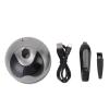 JTLB Desktop Vacuum Cleaner Grey Powerful Compact USB Rechargeable Low Noise Table Dust Crumb Sweeper for Pet Hairs Debris view 1