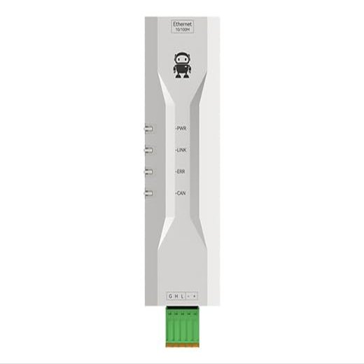 CAN to Ethernet Converter Support CAN Reply 10M/100M Network Port Adaptation ECAN-E Series Standard CAN 2.0 DC 8-28V Industrial Grade (ECAN-E02)