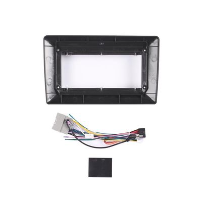 10.1" Car Stereo Radio Mounting Frame Bracket with Wiring Harness Compatible with Jeep Patriot Liberty Wrangler Compass Commander Grand Cherokee Dodge Caliber Journey Dakota Ram Chrysler 300C Sebring
