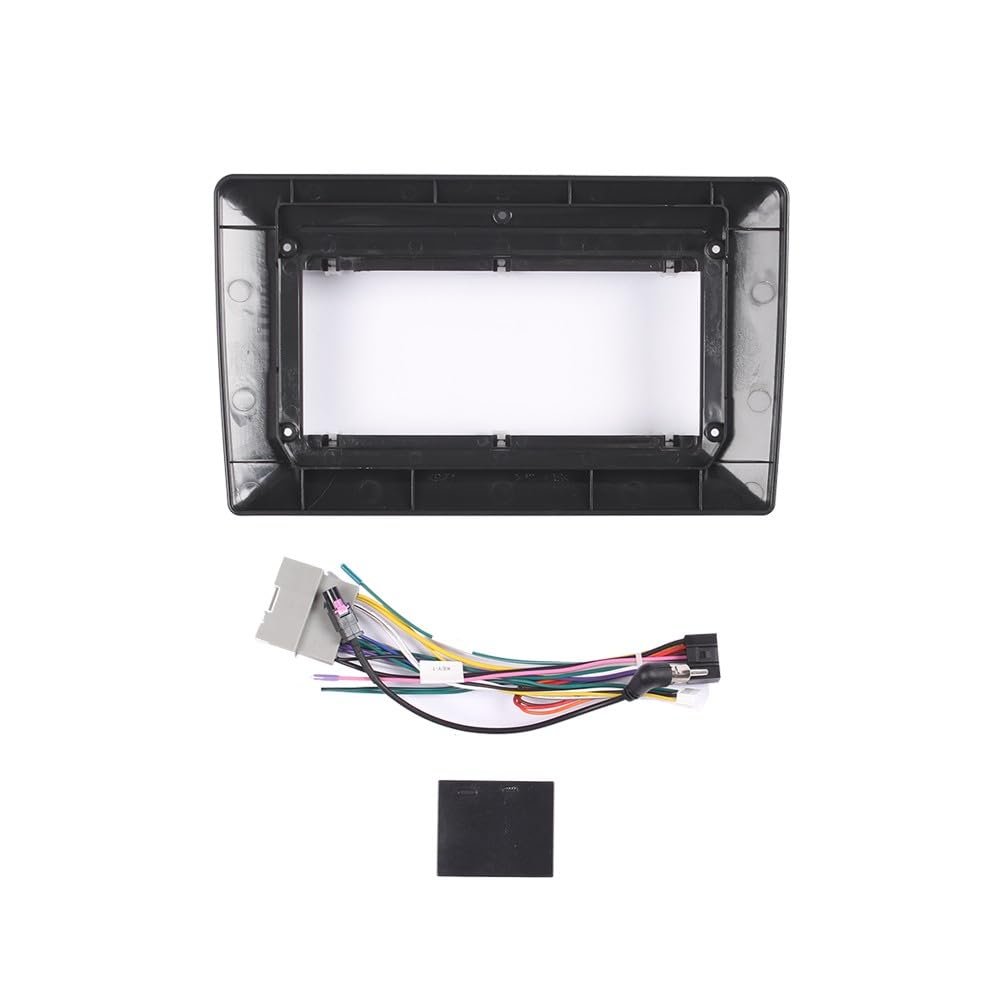 10.1" Car Stereo Radio Mounting Frame Bracket with Wiring Harness Compatible with Jeep Patriot Liberty Wrangler Compass Commander Grand Cherokee Dodge Caliber Journey Dakota Ram Chrysler 300C Sebring