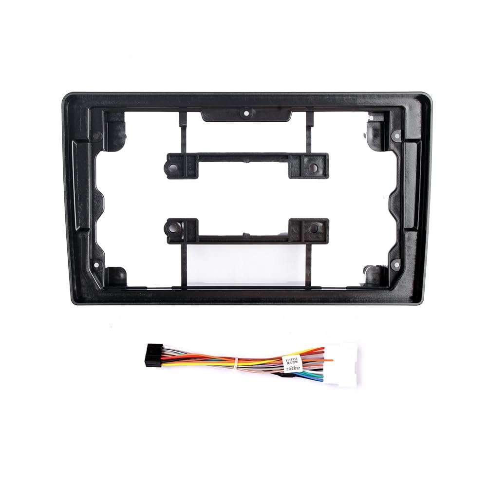 Car Stereo Navigation 9" Android Radio Mounting Frame Mask Bracket with Wiring Harness Specific Designed for Hyundai Elantra 2004 2005 2006 2007 2008 2009 2010 2011