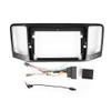 Car Stereo Navigation 9" Android Radio Mounting Frame Mask Bracket with Wiring Harness Specific Designed for VW Sharan 2012 2013 2014 2015 2016 2017 2018 view 3