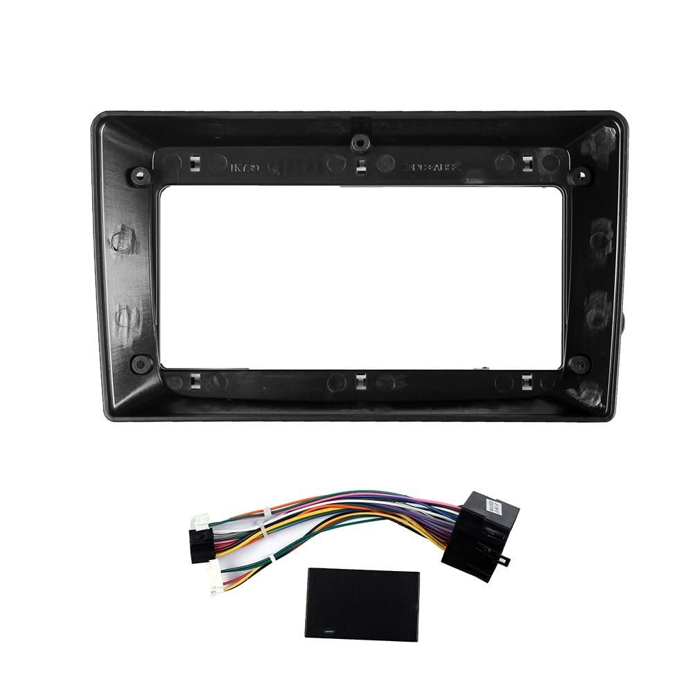9" Car Stereo Navigation FM Radio Mounting Frame Bracket with Wiring Harness Compatible with Renault Duster 2010-2021 Logan/CAPTUR/Symbol 2013-2021 SANDERO 2012 2013 2014 2015 2016 2017-2021