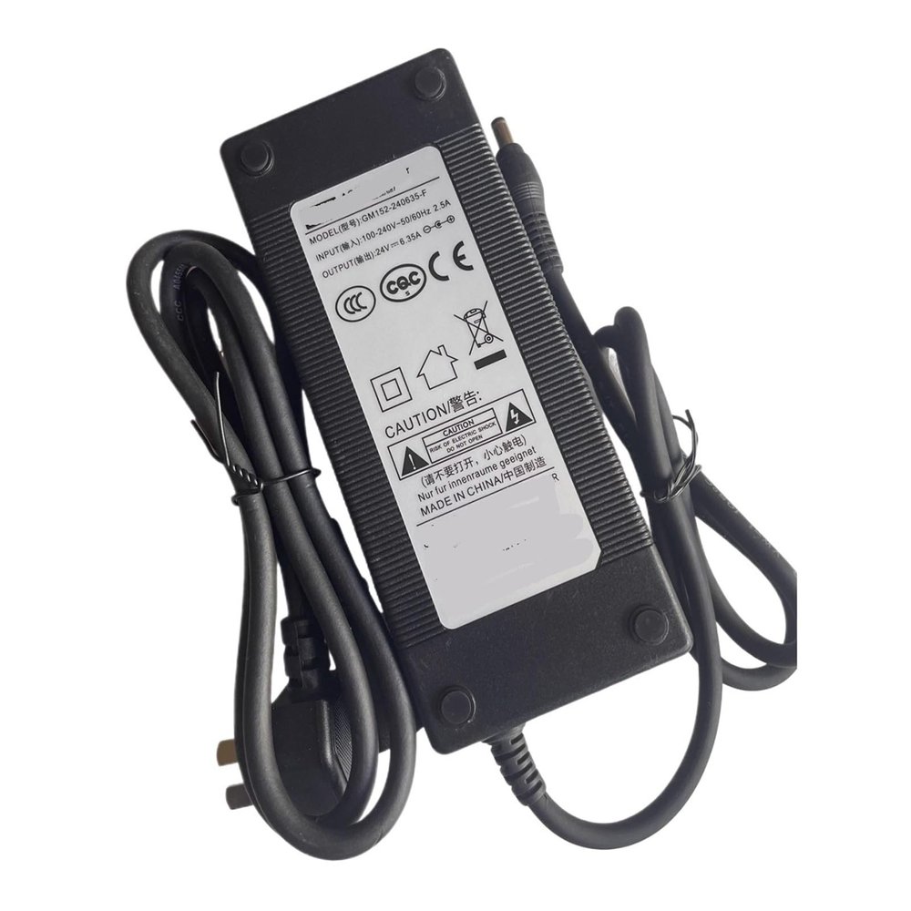 AC/DC Power Adapter 24V 6.35A 5.5 * 2.5mm(UK Plug)