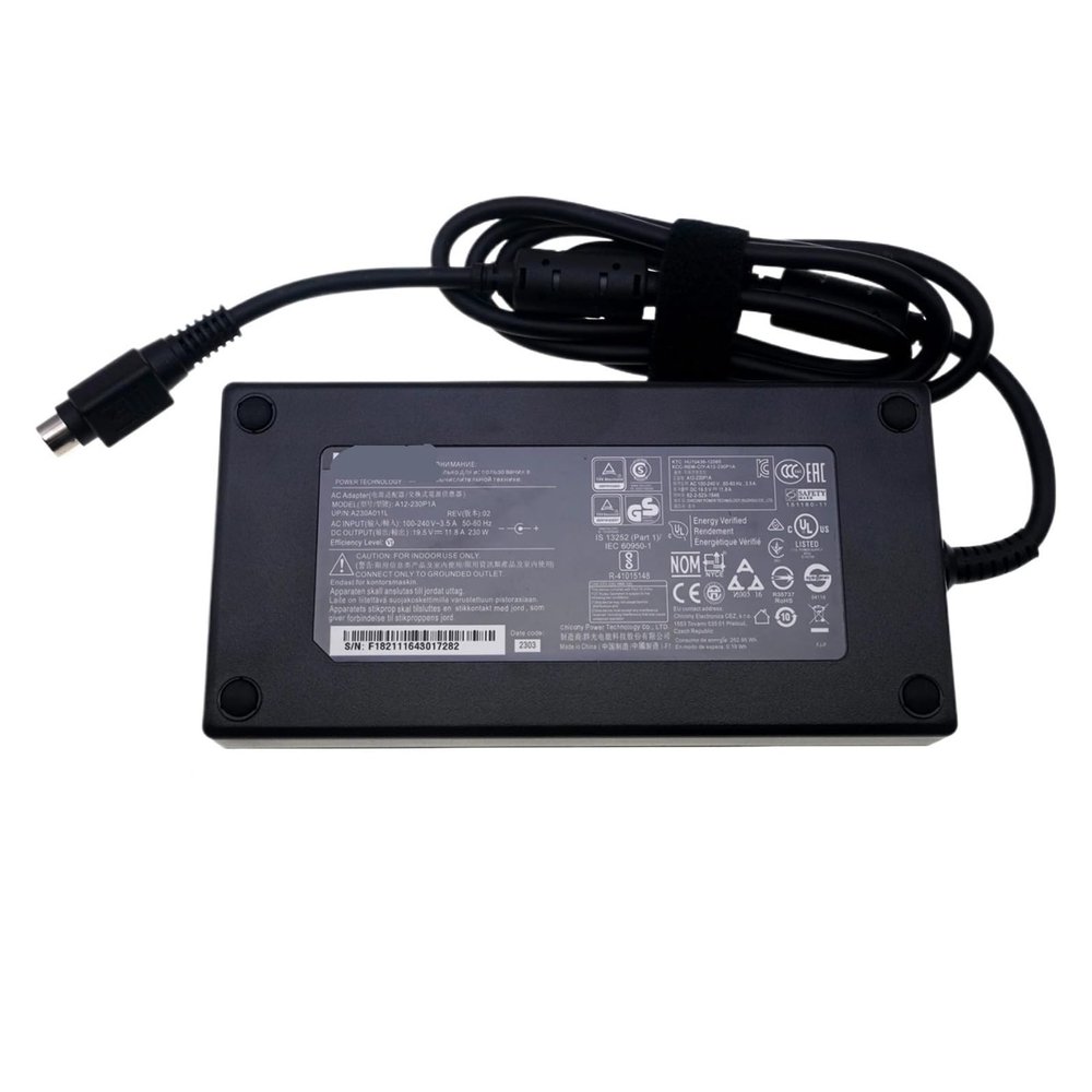 19.5V 11.8A 230W 4-pin AC Adapter(EU Plug)