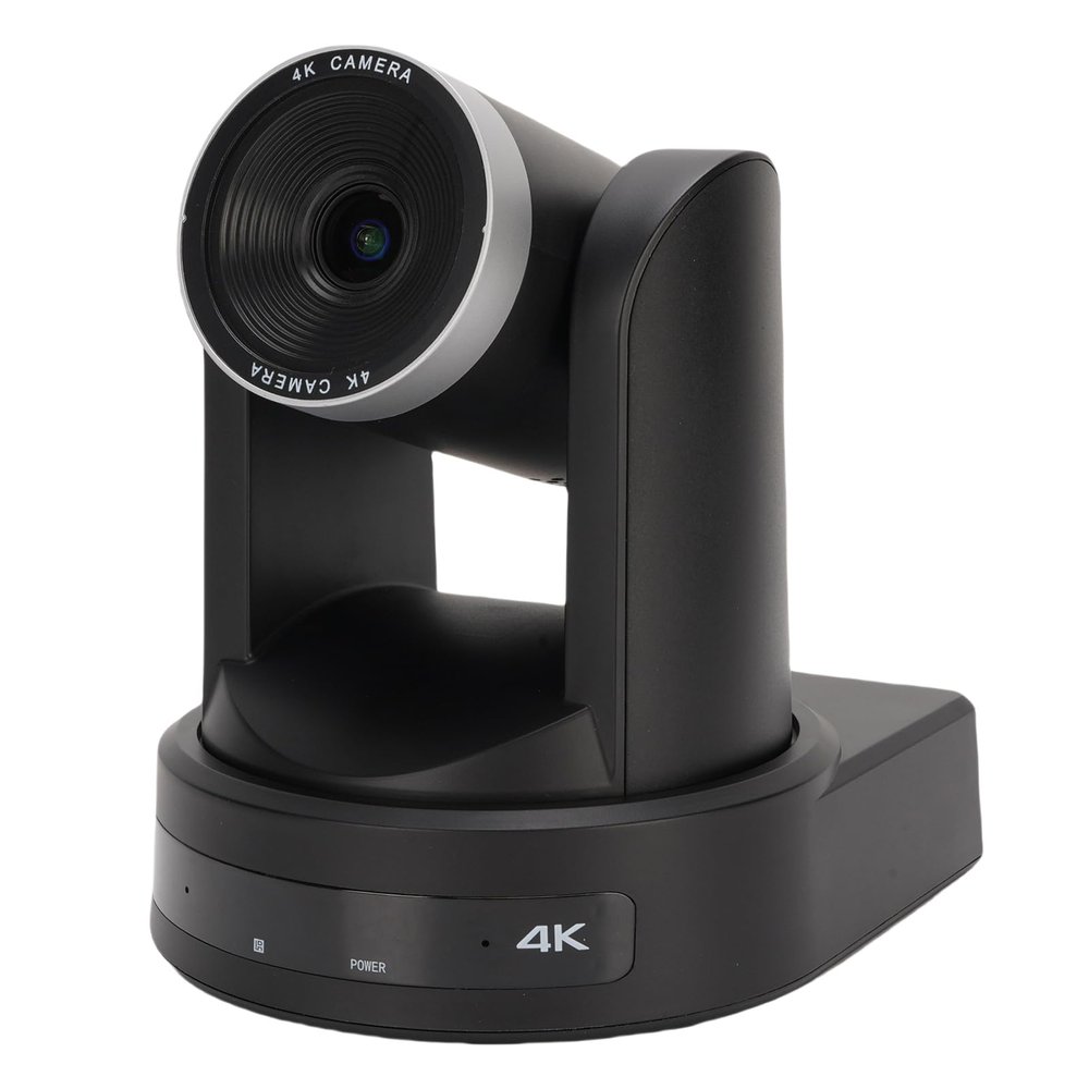 Dpofirs Conference Room Camera System, 4K AI Auto Tracking PTZ, 12X Optical Zoom USB, 255 Presets Remote, Conference Room Video Camera, for Online Meetings (US Plug)