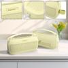 co2CREA Hard and Silicone Case Replacement for Bose New SoundLink Flex 2nd Gen Bluetooth Portable Speaker, with Carabiner and Shoulder Strap (Citrus Yellow Case) view 2