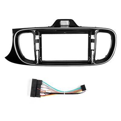 Car Stereo Navigation 9" Android Radio Mounting Frame Mask Bracket with Wiring Harness Specific Designed for Kia Pegas 2017 2018 2019 2020