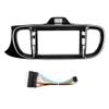 Car Stereo Navigation 9" Android Radio Mounting Frame Mask Bracket with Wiring Harness Specific Designed for Kia Pegas 2017 2018 2019 2020 view 1