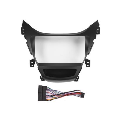 Car Stereo Navigation 9" Android Radio Mounting Frame Mask Bracket with Wiring Harness Specific Designed for Hyundai Elantra/Avante / I35 2011 2012 2013