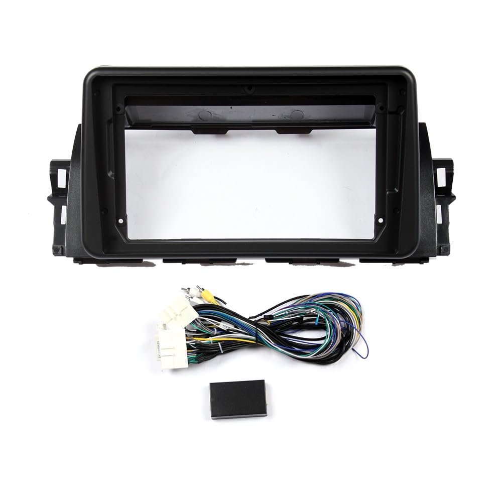 Car Stereo Navigation 9" Android Radio Mounting Frame Mask Bracket with Wiring Harness Specific Designed for Renault Kigar 2021