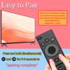 2 Pack BN59-01385A Solar Voice Remote New Replacement Compatible with Samsung Frame Smart TV Remote with Bluetooth Rechargeable Solar Cell, Compatible with Samsung Neo LED 4K Ultra HD TV, Black view 2