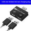 ciyeu 1 PCS USB Hub to 2 Port Charger Hub Adapter USB Splitter Portable Mini for Phone Computer White view 2