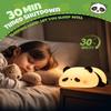Cute Panda Night Light, Animal Lamp, Food Grade Silicone, Rechargeable, 3 Level Dimmable, Squishy Nursery Nightlight for Desk Decor, Funny Gifts Stuff for Boys Girls Baby, White Elephant Gifts view 4