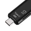 ciyeu 3X 5-in-1 Multifunctional OTG Card Reader Micro-SD/SD Card/USB Reader Support TF Android Type-C Phone/Computer view 2