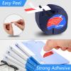 GREENCYCLE 2 Pack Compatible for Dymo LT 91333 (S0721630) Plastic Label Tape Refills Black on Red 12mm 1/2" X 4m 13 ft Self-Adhesive Label Maker Tape for LetraTag LT-100T LT-100H QX50 2000 XR view 4