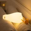 Cute Duck Night Light, Animal Lamp, Food Grade Silicone, Rechargeable, 3 Level Dimmable, Squishy Nursery Nightlight for Desk Decor, Funny Gifts Stuff for Boys Girls Baby, White Elephant Gifts view 1