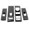Car Door Window Glass Lift Control Switch Panel Cover Trim, for Abs Carbon Fibre, for Volvo, for Xc40 view 2