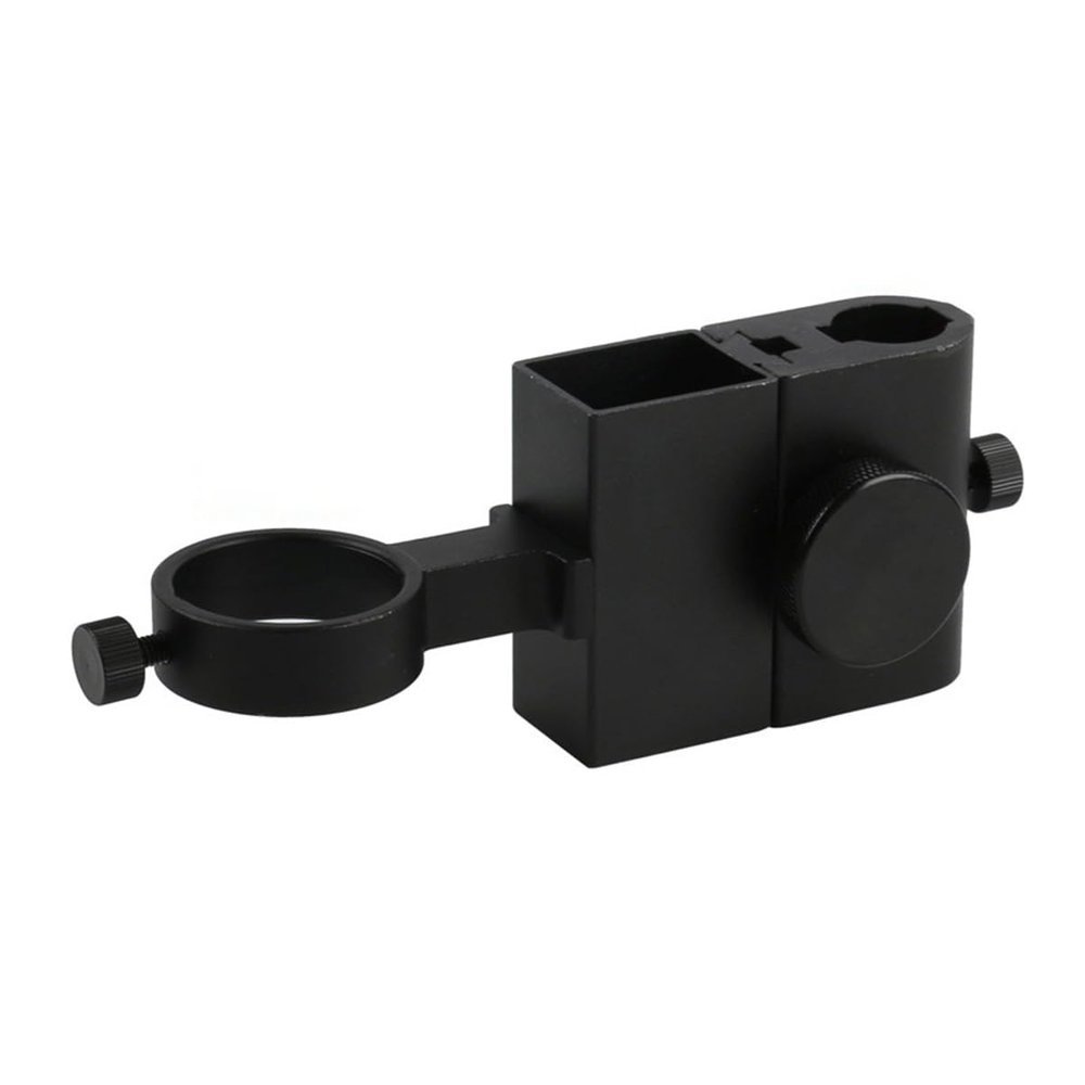 LJSM Lab Microscope Slides Dia 22mm Video Microscope Camera Stand Bracket Lengthen Rod with 40mm 50mm Holder Microscope Parts(40mm Focus Ring)