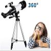 Astronomy Monocular Refractor Telescope for Kids & Beginners, 50mm Objective, Lightweight with Adjustable Tripod view 2