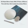 Telescope Spherical Primary Mirror Concave Mirror Homemade Astronomical Telescope Accessories(D102F700) view 2