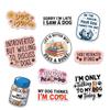 10 Pcs Funny Dog Mom Stickers Pack for Dog Lovers  Cute Puppy Quote Decals for Laptop, Water Bottle, Notebook, Car Window Gift for Pet Owners, Animal Enthusiasts, Women, and Girls view 1