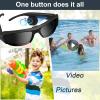 UYIKOO Sport Camera Sunglasses,Smart Glasses Camera for Men, HD 1080p Video Cameras UV Protective Polarized Lenses for Outdoor Activities Cycling, Traveling, Driving(Include 16G Memory Card) view 2