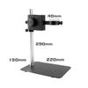 LJSM Lab Microscope Slides 29cm Microscope Focusing Bracket 40mm 50mm Aluminum Alloy Adjustable Focus Holder Table Stand for Camera Lens Accessory Microscope Parts(Small) view 2