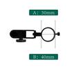 LJSM Lab Microscope Slides 29cm Microscope Focusing Bracket 40mm 50mm Aluminum Alloy Adjustable Focus Holder Table Stand for Camera Lens Accessory Microscope Parts(Small) view 4