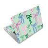 12 12.1 13 13.3 14 15 15.4 15.6 in Skin Laptop Sticker Decal, Netbook Skins for Notebook PC, Universal Vinyl Laptop Decor Cover for Women Girls, Waterproof Art Protector I Green Pink Bows view 1