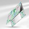 12 12.1 13 13.3 14 15 15.4 15.6 in Skin Laptop Sticker Decal, Netbook Skins for Notebook PC, Universal Vinyl Laptop Decor Cover for Women Girls, Waterproof Art Protector I Green Pink Bows view 3