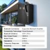 Herdio 3.5 Inch Passive Outdoor Speakers Wired Waterproof Wall Mount Speakers with 400W Superior Sound, All-Weather Durability, for Home Patio Garden Marine Boat Garage Indoor,4-Pack Balck view 2
