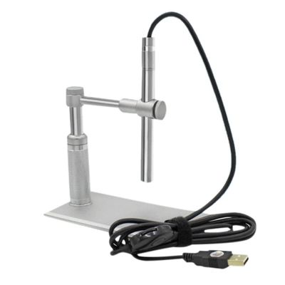 Microscope Accessories Kit 2MP USB Digital Microscope 500X 8 LED Camera Stand Microscopy 2 Megapixel Light Microscope Slides