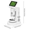 1080P Microscope with Base for Kids Handheld Handheld Handheld Telescope 1000X HD Screen 3.5'' Digital Pocket Microscope LED Illuminated Holder for Photo and Video Recording Binoculars view 3