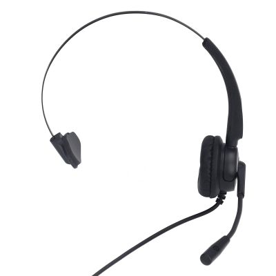 Akozon Customer Service Headset Ergonomic Noise Cancelling Wired Call Center Headphones for Office Telemarketing