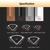 100 CM PVC Corner/Ceiling Paintable Cable Duct, Cord Channels/Cover with Self-Adhesive Back for Home/Warehouse/Factory/Office(Gray,24x24mm/0.94x0.94in) view 2