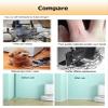 100 CM PVC Corner/Ceiling Paintable Cable Duct, Cord Channels/Cover with Self-Adhesive Back for Home/Warehouse/Factory/Office(Gray,24x24mm/0.94x0.94in) view 4