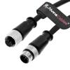 Alvin's Cables M12 A-Code 5 Pin Male to Female Extension Cable for Industrial Automation Fieldbus Communication, Shielded High-Flex Sensor and Actuator Signal Power Cable 49.2ft/15m view 1