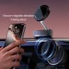 Tyenaza Car Phone Holder, Car Phone Mount Folding Angle Height Adjustable Magnetic Multifunctional Phone Mount with Vacuum Suction Cup (Black) view 3