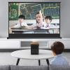 20-50 inch Portable Projector Screen, 4K 16:9 HD Mobile Manual Pull Movie Screen with Metal Shell(36inch/81x45cm) view 2