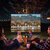 20-50 inch Portable Projector Screen, 4K 16:9 HD Mobile Manual Pull Movie Screen with Metal Shell(36inch/81x45cm) view 3