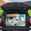 20-50 inch Portable Projector Screen, 4K 16:9 HD Mobile Manual Pull Movie Screen with Metal Shell(36inch/81x45cm) view 4
